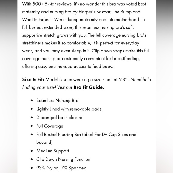 Motherhood maternity nursing bra-full busted - Picture 8 of 8